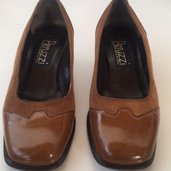 Peruzzi Vero Cuoio Made in Italy size 33 1/2 Lavorazione Artigiana - Picture 2 of 8